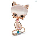 ブローチ セレモニー おしゃれ かわいい 子猫 韓国 メンズ レディース セーター スーツ ジャケット 装飾 小さい ピン コサージュ アクセサリー