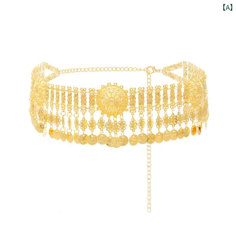 ベルト レディース おしゃれ エスニック タッセル 装飾 ロープ ウエストマーク インド ダンス アクセサ..