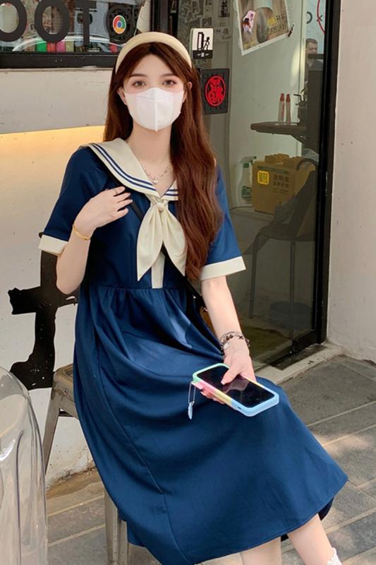 ロリータ ドレス ワンピース ロング ガール 半袖 プリンセス スカート スリム 女性 かわいい 衣料品 夏 レディース