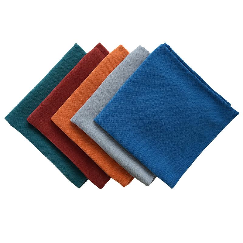 テーブル ナプキン クロス 口布 ダイニング 食卓 小物 四角形 ホテル レストラン 結婚式 パーティ テーブルコーディネート シンプル 赤 青 緑