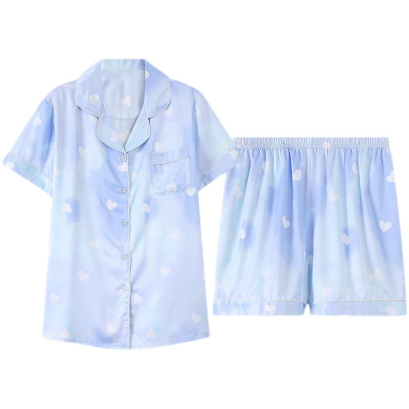 パジャマ ルームウェア セット ナイトウェア レディース 夏 冷感 半袖 ホーム 服 薄手