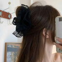 ヘアー クリップ 両面 水玉 リボン フェアリー 半結び サメ アクセサリー カジュアル 韓国 ファッション 春夏 レディース 女性 軽量 ソフト 通勤 オフィ...