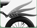 自転車 泥除け フェンダー 子供 大人 キッズ ジュニア 前 後輪 フロント リア 12〜29インチ ユニバーサル 汎用 タイル バッフル 水 雨 シールド フレーム シートポスト アクセサリー 幅広 ロング ワイド(4)