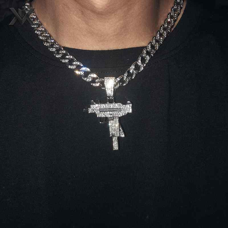 太い チェーン ネックレス 極太 マイアミ キューバン ヒップホップ ごつい ラップ アメリカン ストリート ICED OUT アイスアウト クール スタッズ ...