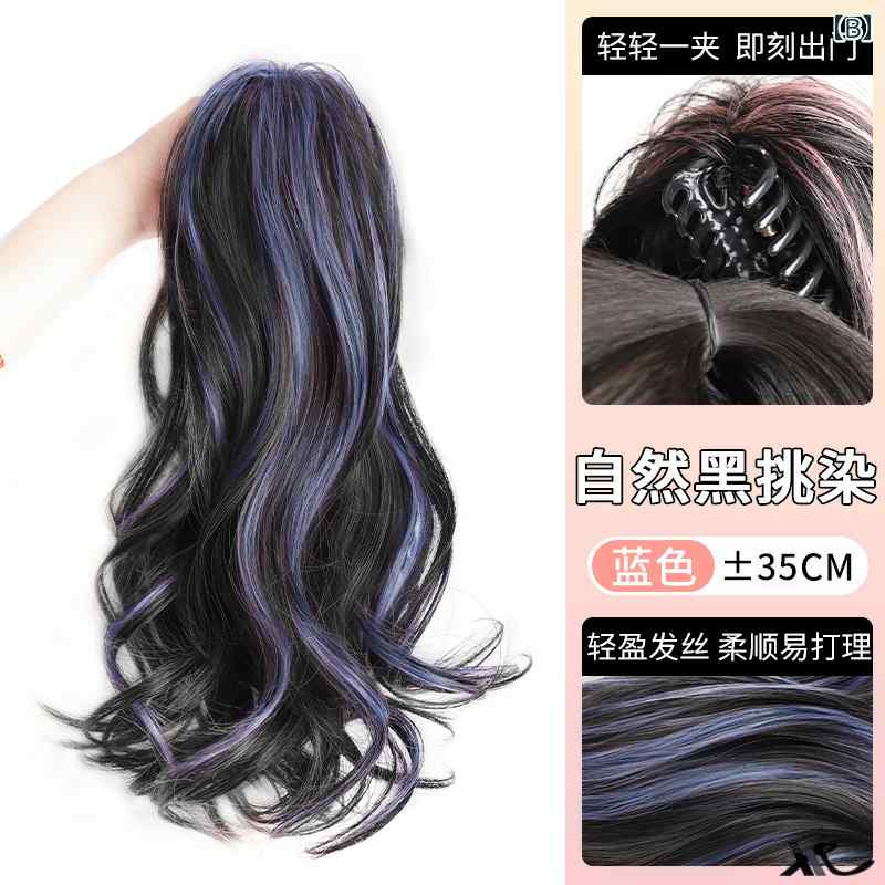 ヘアウィッグ かつら レディース フル ヘッド カバー ブラックブラウン 崩れた 髪 ロングテール ストレート ヘア 地雷 スタイリッシュ ガール 中華風 サブカルチャー