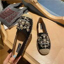 エスパドリーユ レディース スリッポン ぺたんこ フラットシューズ 歩きやすい かわいい おしゃれ  ...