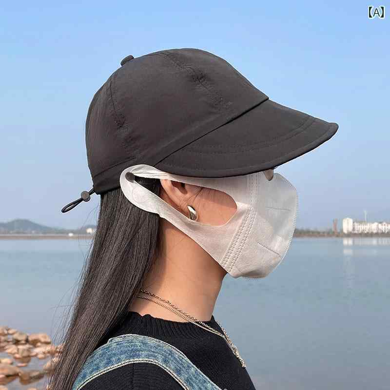 女性用帽子 春秋 日焼け防止 アウトドア サイクリング 抗UV フィッシャーマンハット