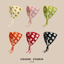 頭巾 三角形 韓国 スカーフ ヘアバンド ヘッド バンド レディース かわいい 花 春夏 かぎ編み ウール ヘアアクセサリー