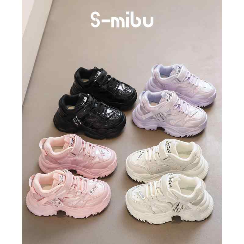 ダッドスニーカー キッズ 運動靴 女の子 春 子供 ソフトソール 通気性 カジュアル スポーツ シューズ ベージュ ブラック ピンク