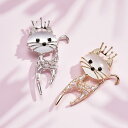 ブローチ セレモニー おしゃれ かわいい 猫 ハイエンド レディース イン ピン 固定 衣類 アクセサリー メンズスーツ ピン 装飾
