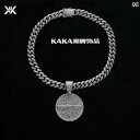 ネックレス メンズ アクセサリー レディース 極太 ヒップホップ 大きい キューバ ズ チェーン ペンダント セット シルバー ゴールド
