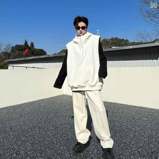 ゆったり フード付き プルオーバー ワイドパンツ クール セット スタイリッシュ 感 カジュアル スポーツ ゆったり フード付き プルオーバー ワイドパンツ クール セット スタイリッシュ 感 カジュアル スポーツ