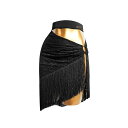 社交ダンス ラテン スカート レディース 衣装 レッスンウェア 練習着 パフォーマンス 競技 シースルー フリンジ 花柄 セクシー スリット アシンメトリー