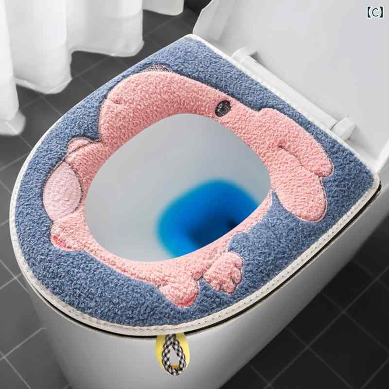 ぴたQ 吸着べんざシート チェック(ピンク) BB-496 レック [便座カバー 貼るタイプ u型]