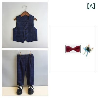 子供服 男の子 スーツ パーティー 発表会 お呼ばれ 秋冬 おしゃれ スタイリッシュ キッズ フォーマル スーツ