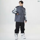 メンズ スキーウェア 冬 屋外 スキー 服 スーツ 防風 暖かい 厚手 防水 スノボ パンツ シングル ダブル ボード ジャケット 雪遊び 迷彩 ポケットたくさ...