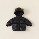 ベビー キッズ ダウンジャケット 暖かい かわいい くまみみ 冬 ボーイ ガール ベビー カジュアル フード付き パンダ 子供 ホワイトダックダウン ジャケット 帽子は取り外しできません