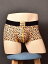 ヒョウ柄 ボクサー ブリーフ メンズ 下着 パンツ ショーツ ローライズ 立体的 U字型 単層 ファッション..