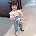 デニム オーバーオール ベビー キッズ サロペット 子供服 女の子 春 パンツ 韓国 ファッション 春秋 スーツ ブルー