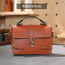 DIY 手縫い 革 正方形 バッグ シンプル ポータブル ショルダー クロス ボディバッグ ギフト 素材 ガールフレンド