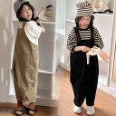 ママ キッズ ベビー 韓国 子供 サロペット 男の子 女の子 オーバーオール ワイドパンツ 子供 ゆったり スタイリッシュ アウターウェア カジュアル 春夏 ジャンプ スーツ セット
