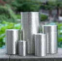 茶筒 おしゃれ 茶缶 キャニスター お茶入れ 紅茶 コーヒー豆 保存容器 大小 密封 倉庫 ポータブル 旅行 金属 ギフト ボックス シルバー