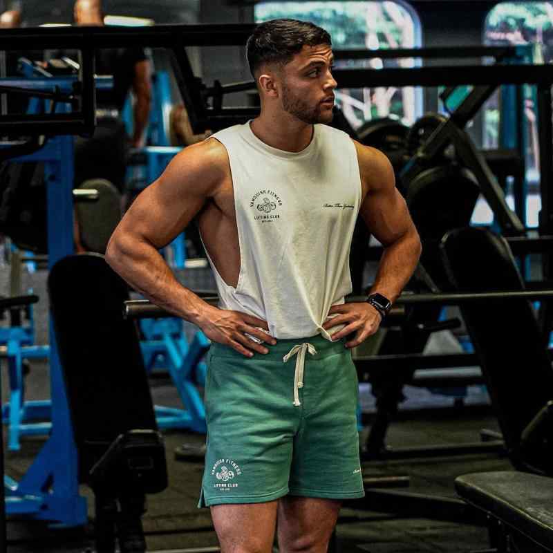 マッチョ タンクトップ スポーツ フィットネス トレーニングウェア メンズ 大きいサイズ ゆったり ノースリーブ 通気性 白 黒 緑 ビックバックプリント