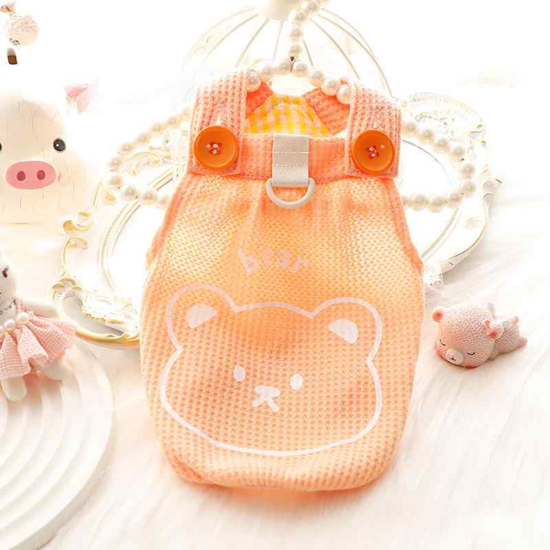 犬服 ドッグ キャット ウェア 春夏 薄手 猫服 プリンセス スカート ハーネス トラクション ベスト 小型..