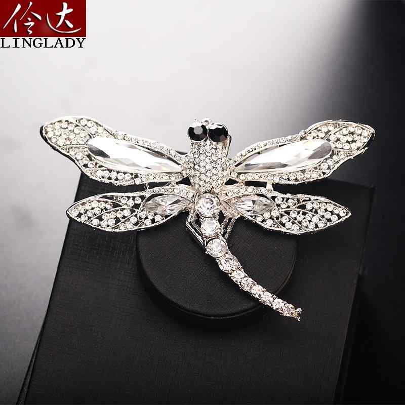 ブローチ おしゃれ 鮮やかな イメージ 大型 トンボ ハイエンド フォレスト コサージュ 入学式 卒業式 アクセサリー 衣類 レディース ファッション 装飾品 ジュエリー