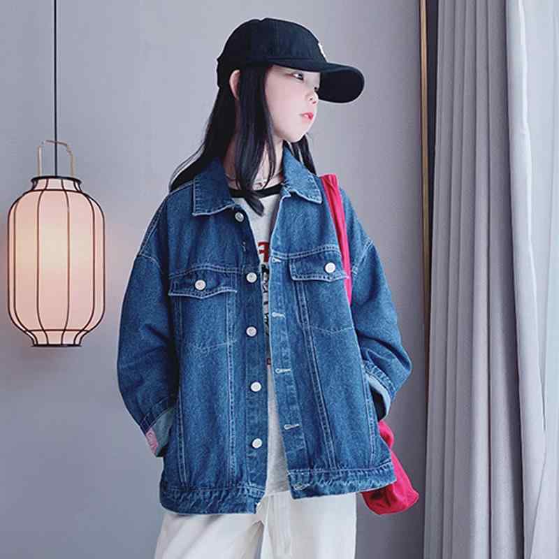 ジャケット 上着 アウター 女の子 デニム 春秋 カジュアル 子供用 トップス カジュアル 長袖 おしゃれ ファッション シンプル ガールズ