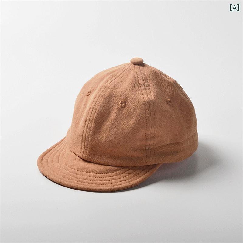 帽子 かわいい 赤ちゃん 韓国 柔らかいつば 春夏秋 男の子 綿 無地 日焼け防止 バイザー 調節可能 コットン ひさし付き キャップ レジャー つば広 無地