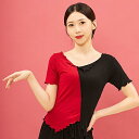 モダンダンス トップス 春秋 ファッション モーダル ダンス 練習服 半袖 クラシック ダンス トレーニング 服 レディース パフォーマンス シンプル