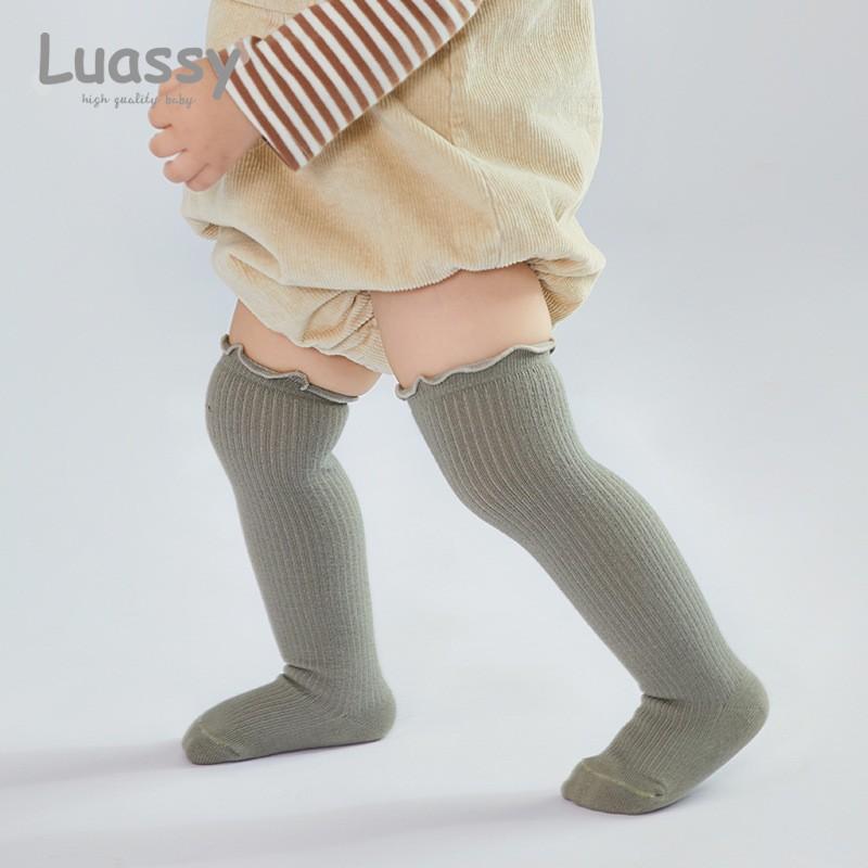 ベビー フロア ソックス ベビー ストッキング 春秋 綿 ミッド丈 ソックス 男の子 女の子 子供 膝上 レ..
