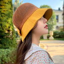 帽子 レディース 夏 フィッシャーマンハット 早春 日よけ帽子 日焼け防止 バケットハット 韓国 メッシュ フェイスカバー サンハット