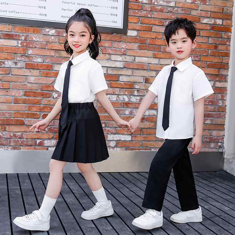 子供服 男の子 女の子 小学生 幼稚園 卒園式 卒業式 入学式 発表会 舞台 セレモニー フォーマル セットアップ 夏 半袖 コットン 綿混 白 シャツ パンツ...