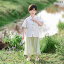 子供用 中華民族衣装 モダンチャイナ風 漢服 唐装 セットアップ 発表会 舞台衣装 イベント コスプレ服 ..