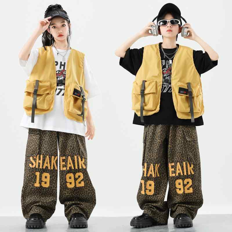 ダンス衣装 キッズ 男の子 女の子 ヒップホップ ストリート ジャズダンス 発表会 舞台 パフォーマンス ..