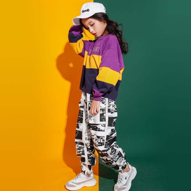 キッズ ダンス衣装 男の子 女の子 ストリート ヒップホップ ジャズ 発表会 演出服 上下セット セットア..