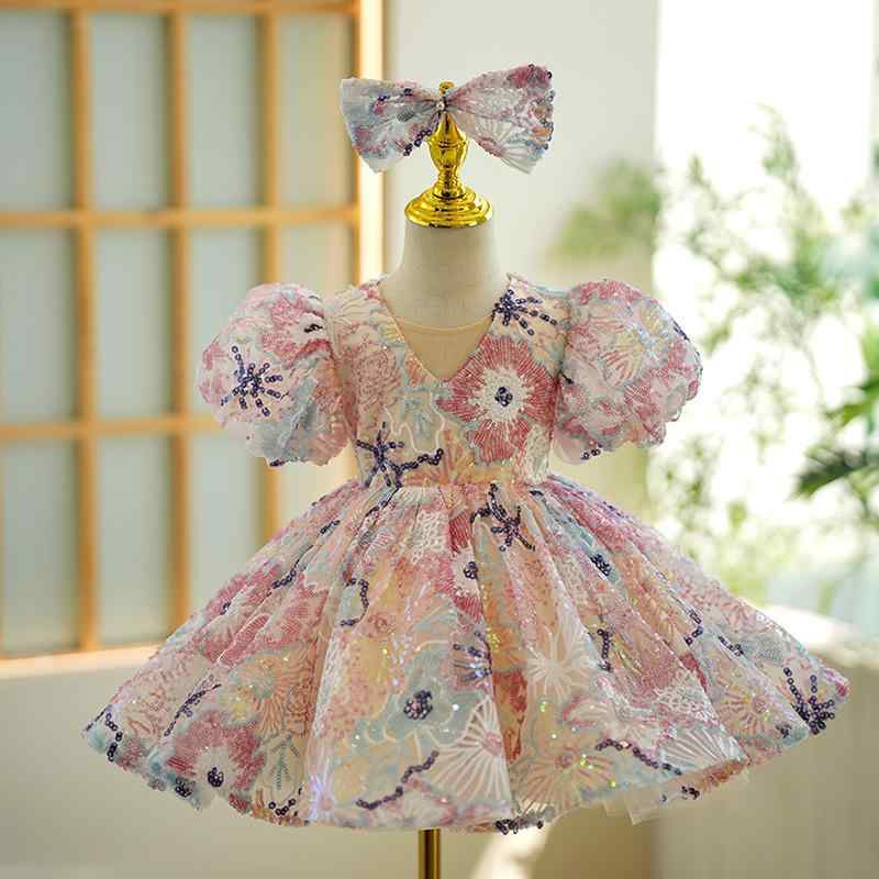 子供 ドレス 女の子 女児 フォーマル プリンセス 結婚式 フラワーガール ピアノ発表会 演奏会 ステージ衣装 セレモニー 上品 エレガント 高級感 個性的 パステルカラー ポリエステル素材