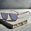 サングラス スクエア レトロ リベット ファッション ストリート 欧米風 軽量 上品 シンプル 高級感 UVカット ドライブ 釣り レジャー 旅行 通勤 普段使い ACレンズ PCフレーム ブラック(4)