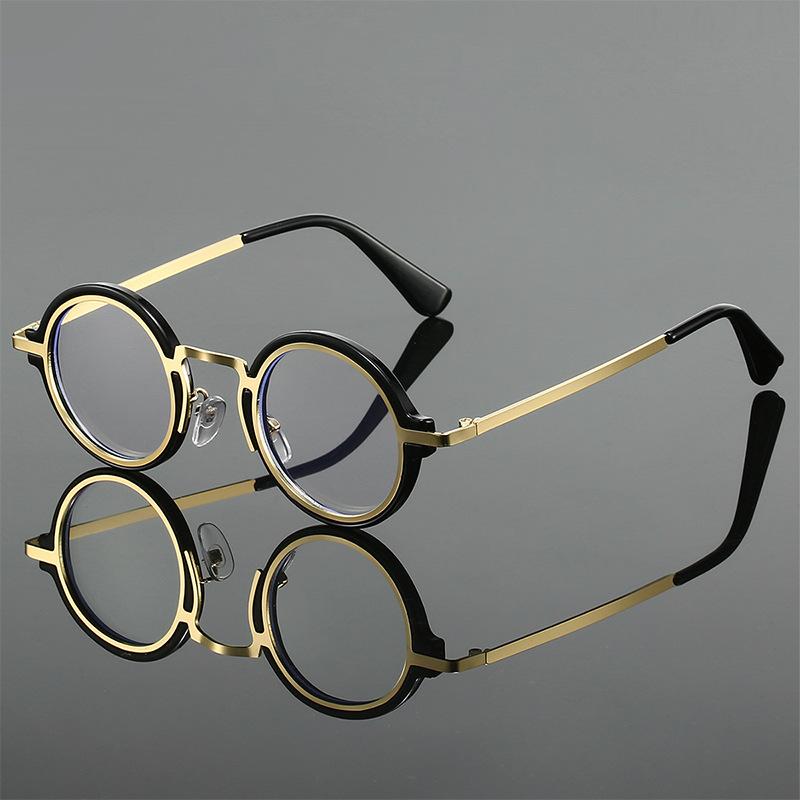 メガネ ラウンド 丸型 ブルーライトカット 度なし 伊達メガネ 上品 エレガント 知的 レトロ クラシック..