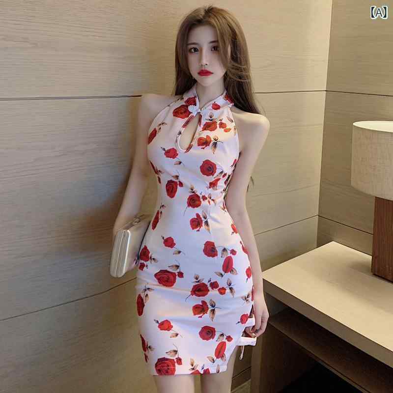 アオザイ ドレス チャイナ ドレス 2025 夏 ハイエンド 新型 チャイナ風 日常 着 ティー 女性 民族 風 アオザイ 水墨 画