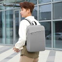 リュック メンズ バックパック 大容量 撥水加工 ビジネス 通勤 通学 ノートPC対応 15インチPC収納 シンプル 無地 通気性 カジュアル デイパック 男女兼用 A4収納(4)