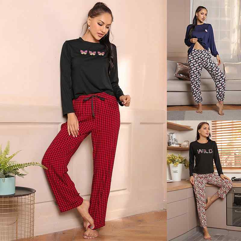 楽天way-ugoルームウェア レディース 女性用 秋冬 長袖 長ズボン 2点セット 上下セット 普段使い ワンマイルウェア カジュアルスタイル 快適 保温 伸縮性 通気性 ポリエステル プルオーバー