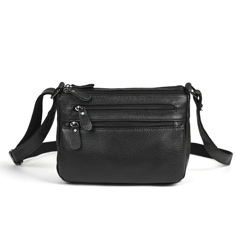 バッグ レディース 本革 レザー ミニスクエア 横型 ショルダーバッグ ブラック 黒 ライチ柄 欧米風 斜..