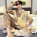 パジャマ メンズ 金絲絨 ベロア ポリエステル ルームウェア 厚手 保温 長袖 長ズボン 上下セット 部屋着 快適 普段使い カジュアル ブラック 秋冬