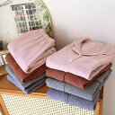 パジャマ ペア カップル 綿100% 四重ガーゼ 長袖 長ズボン 薄手 チェック柄 春夏 ルームウェア 上下セット 通気性 快適 部屋着 寝巻き