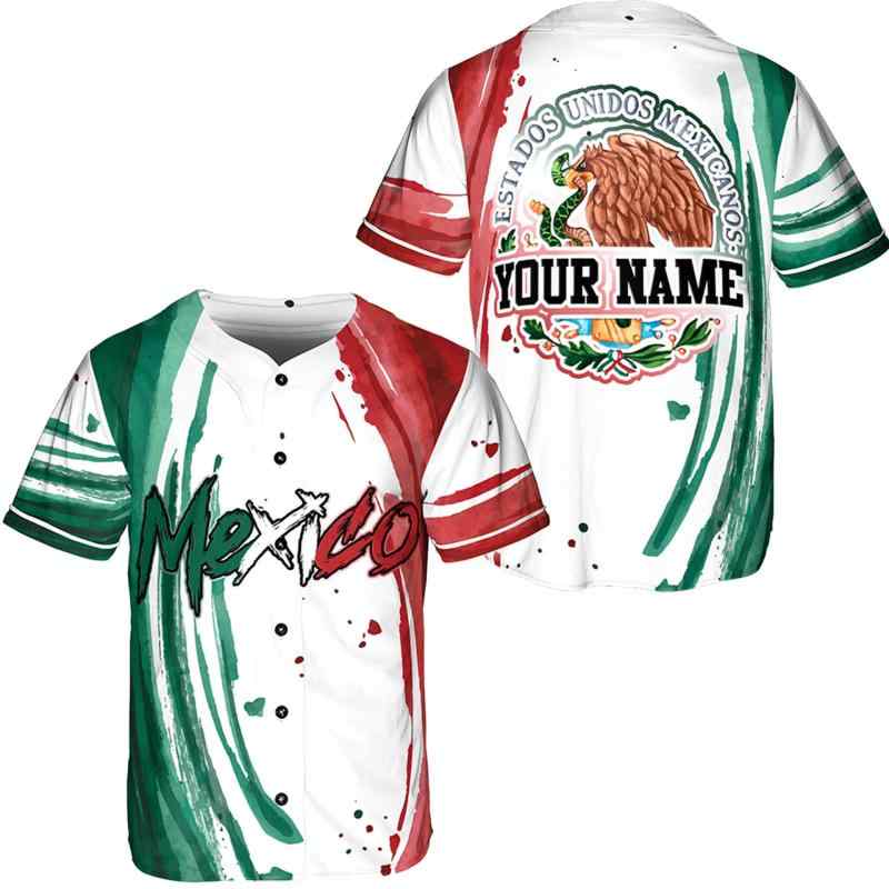 シャツ メンズ 男性用 夏物 アメリカン 野球 ベースボールウェア ユニフォーム 半袖 前開き 開襟 ボタ..