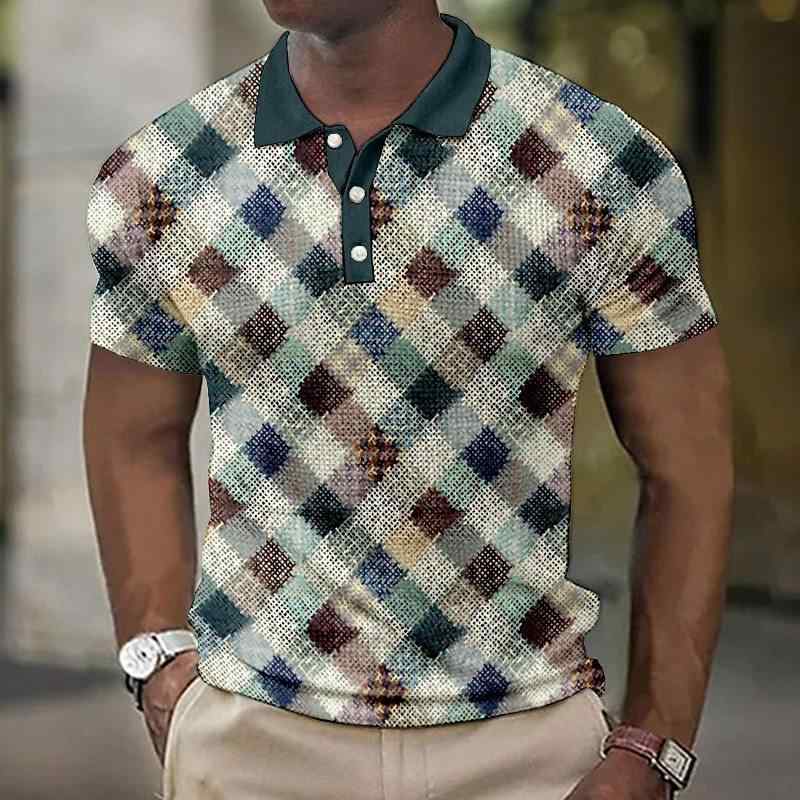 ポロシャツ メンズ 男性用 長袖 メッシュ素材 切り替え バイカラー ボタン ストライプ柄 春夏 薄手 通..