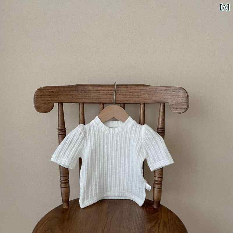 ベビー 女の子 2点セット 夏 コットン リブ 半袖 Tシャツ 小花柄 ショートパンツ ...